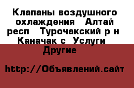 Клапаны воздушного охлаждения - Алтай респ., Турочакский р-н, Каначак с. Услуги » Другие   